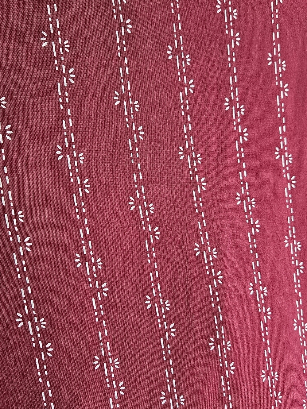 Zola Maroon Printed Henley Tunic Blouse - Picture 8 of 11